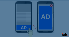 IAB mobile adhesion banner