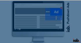 IAB pushdown ad for revive adserver