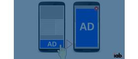 IAB mobile adhesion banner